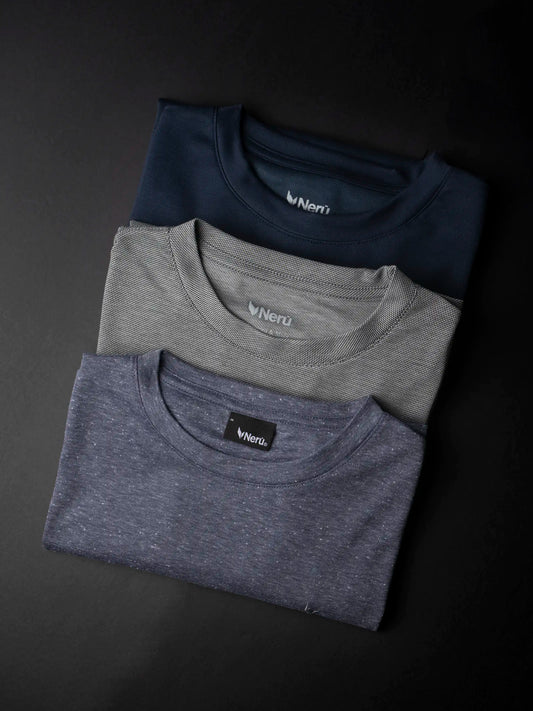 Pack Jacquard T-Shirts x3 Unid.